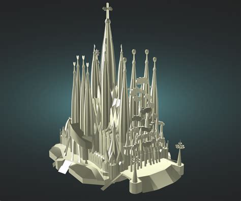 Fichier Stl Gratuit Sagrada Familia・objet Imprimable En 3d à Télécharger・cults