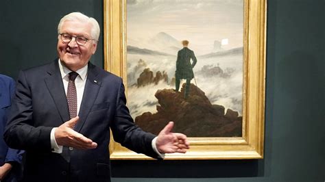 Caspar David Friedrich Bundespräsident Steinmeier ist begeistert von