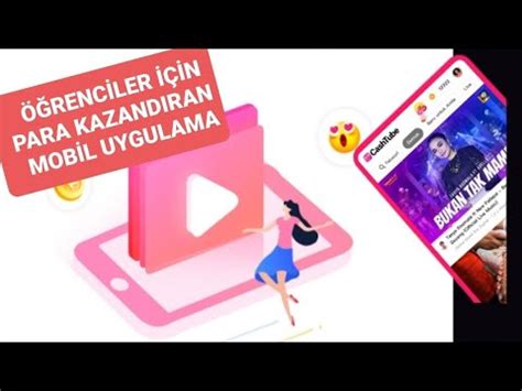 CashTube ÖĞRENCİLERE GÜNDE 100 TL KAZANDIRAN MOBİL UYGULAMA Mobil