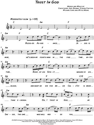 "Trust in God" Sheet Music - 4 Arrangements Available Instantly ...