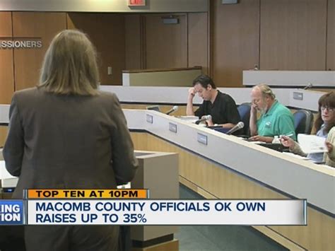 Officials In Macomb County Approve Pay Raises