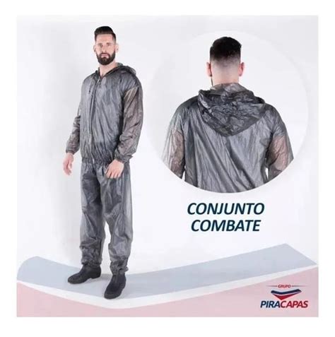 Capa Chuva Capuz Piracapas Combate Motoqueiro Show Pesca Motoboy