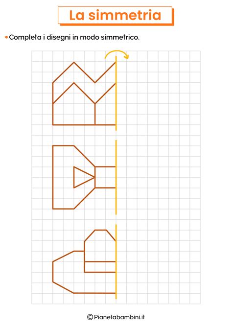 Esercizi Sulla Simmetria Per La Scuola Primaria Pianetabambini It