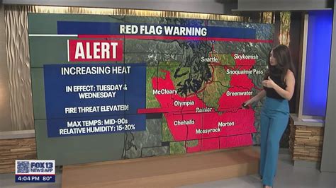 Red Flag Warning In Place For Parts Of Western Washington FOX 13