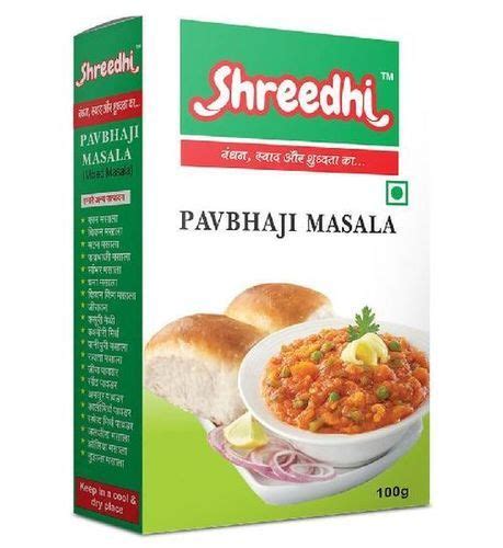 Fine Natural Taste Healthy Brown Dried Pav Bhaji Masala Grade Food