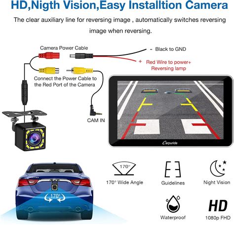 Carpuride Inal Mbrico Apple Carplay Y Android Auto Pantalla T Ctil