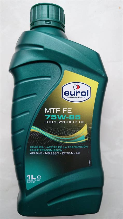 Eurol MTF FE 75W-85 API GL-5 NEW 2023 свежее - Лабораторные анализы ...
