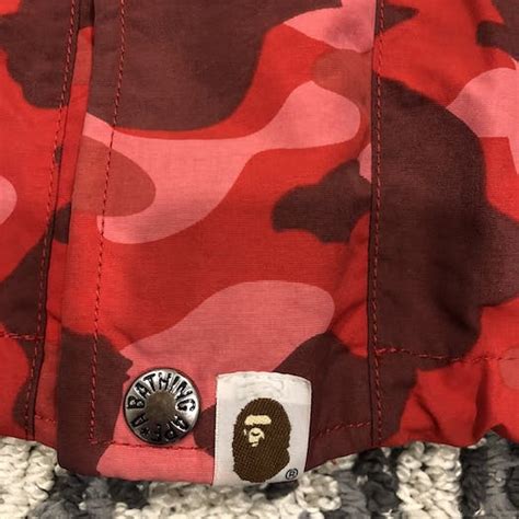 Bape Og Bape Red Camo Snowboarding Jacket Grailed