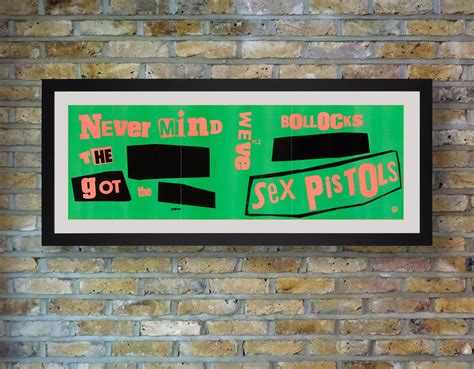 Sex Pistols Original Vintage Banner Poster Von Jamie Reid Britisch