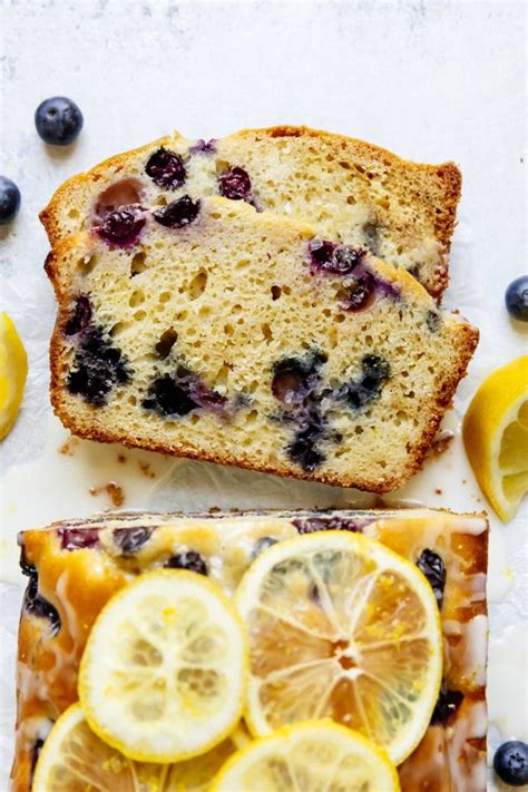 Gluten Free Lemon Blueberry Bread With Glaze The Real Food Dietitians