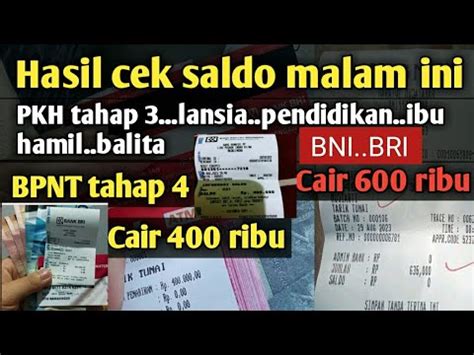 PKH Hari Ini Cek Saldo PKH Tahap 3 BPNT Tahap 4 Yes Cair 29