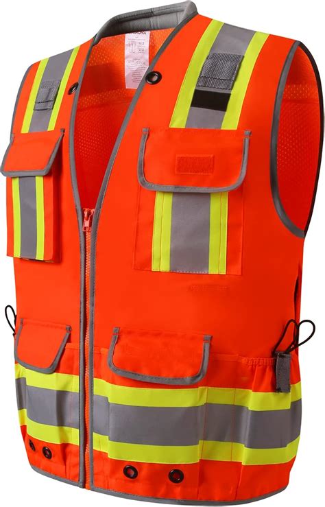 UNINOVA Surveyor Safety Vest Reflective For Men Class 2 Heavy Duty