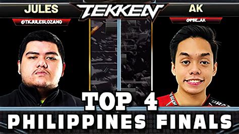 Tekken 7 Philippines East Asia Finals TOP 4 Feat Jules AK Maru