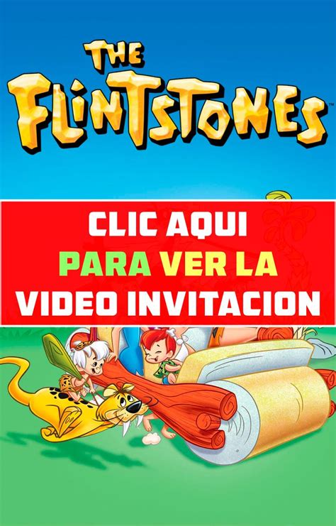 Video Invitación de cumpleaños de Los Picapiedras Invitaciones