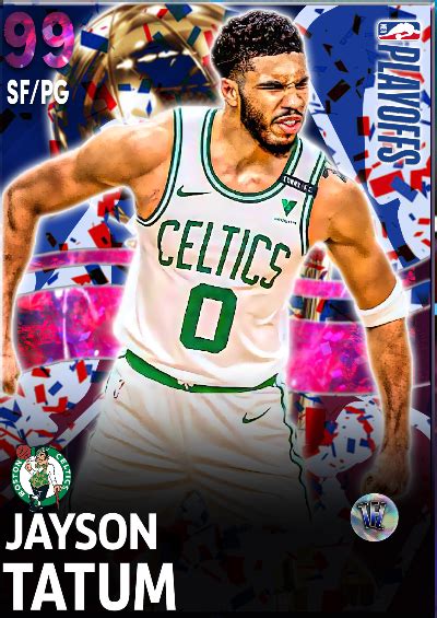 NBA 2K21 2KDB Custom Card Playoff Jayson Tatum