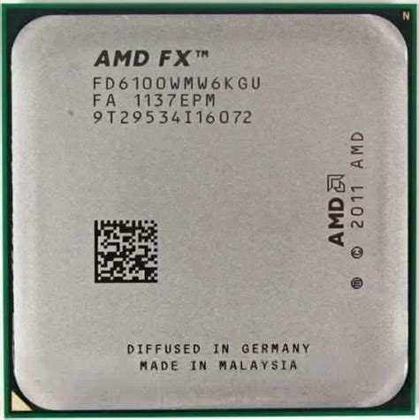 High Performance AMD FX Series FX 6100 Six Core 3.3GHz Processor Socket ...