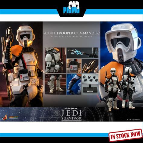 Hot Toys Vgm Star Wars Jedi Survivor Th Scale Scout Trooper Commander Collectible