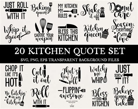 Kitchen Svg Bundle Kitchen Svg Cut Files Cutting Board Etsy