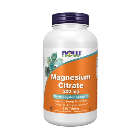 Magnesium Citrate Now Foods Now