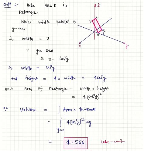 Solved The Base Of A Solid Is The Region In The First Quadrant