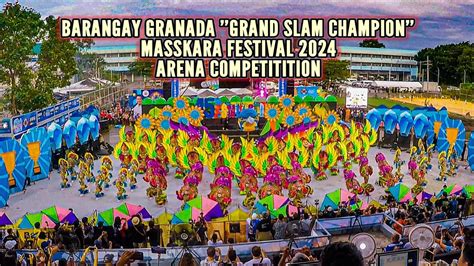 Masskara Festival Grand Slam Champion Barangay Granada