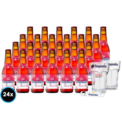 Booz Cl Pack Hoegaarden Rose Fans X Cervezas Hoegaarden Ros En