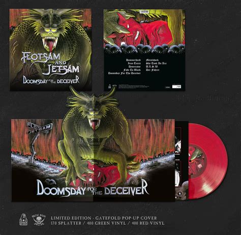 Flotsam And Jetsam Doomsday For The Deceiver Lp Gatefold Popup Clear