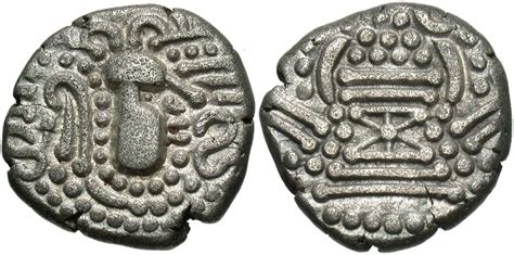 India Chalukyas Of Gujarat Anonymous 11th Century Ad Ar Drachm