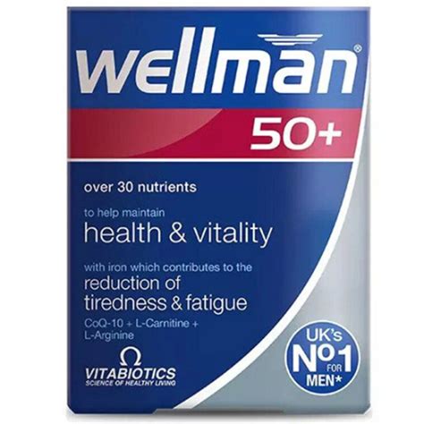 Vitabiotics Wellman 50 30 Tablet Nar Ecza