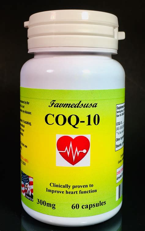 Coq 10 Coq10 Co Q10 Co Enzyme 300mg Anti Oxidant 300 Soft Gels