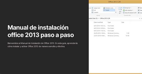 Manual de instalación office 2013 paso a paso