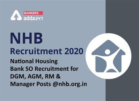 Nhb Recruitment National Housing Bank So Recruitment For Dgm Agm