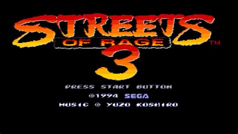 Streets Of Rage 3 Jogo Classico De Missoes E Muita Porrada Do Mega