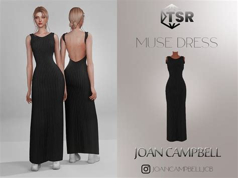 Joan Campbell Beauty S Muse Dress Sims 4 Dresses Sims New Sims 4