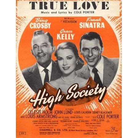 True Love Featuring Bing Crosby Grace Kelly Frank Sinatra In High