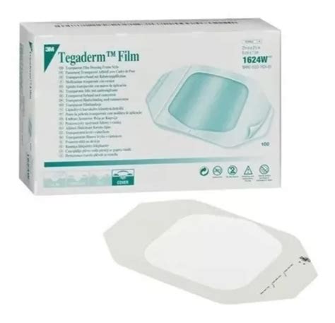 Tegaderm Apósito 3m Transparente 6x7 Cm 1624w C 50 Piezas