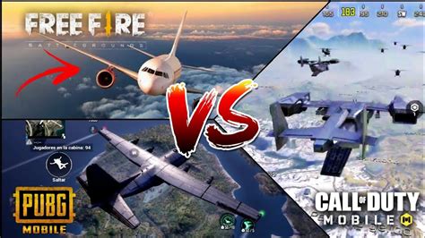 Freefire Vs Cod Mobile Vs Pubg Mobile Youtube