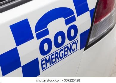 Emergency Number 000 Australia On Police Stock Photo 309225428 | Shutterstock