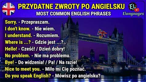 Og Lne Przydatne Zwroty Po Angielsku Most Common English Phrases