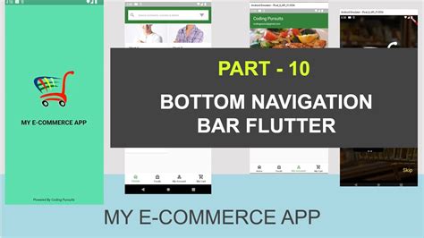 Bottom Navigation Bar Flutter 10 Flutter ECommerce App With