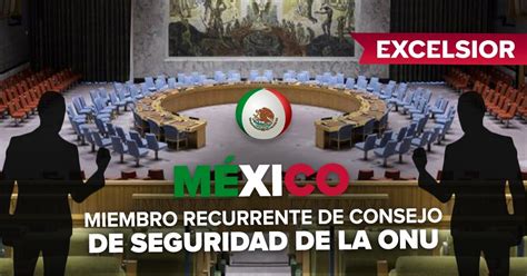 M Xico En Consejo Seguridad Onu Historia Misi N Y Agenda