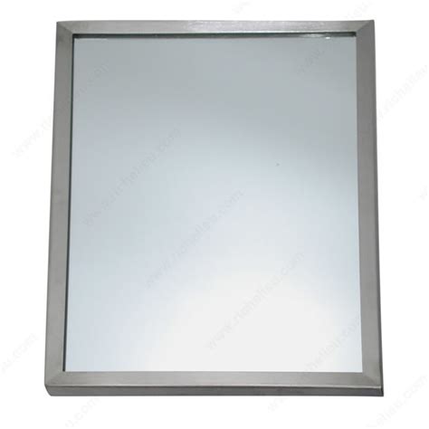 Stainless Steel Angle Framed Mirror Richelieu Hardware