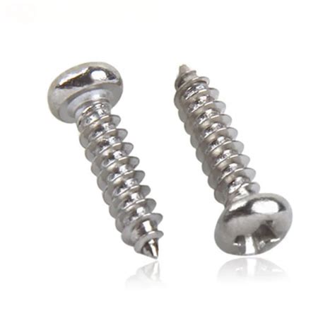 Pcs Lot Pa Pan Head Philips Self Tapping Screw Steel Nickel Plated