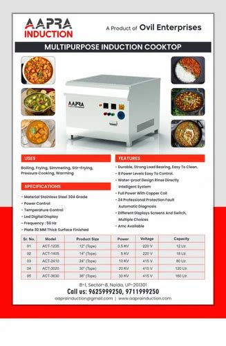 Stainless Steel Commercial Induction Hot Plate Tawa At Piece In Noida