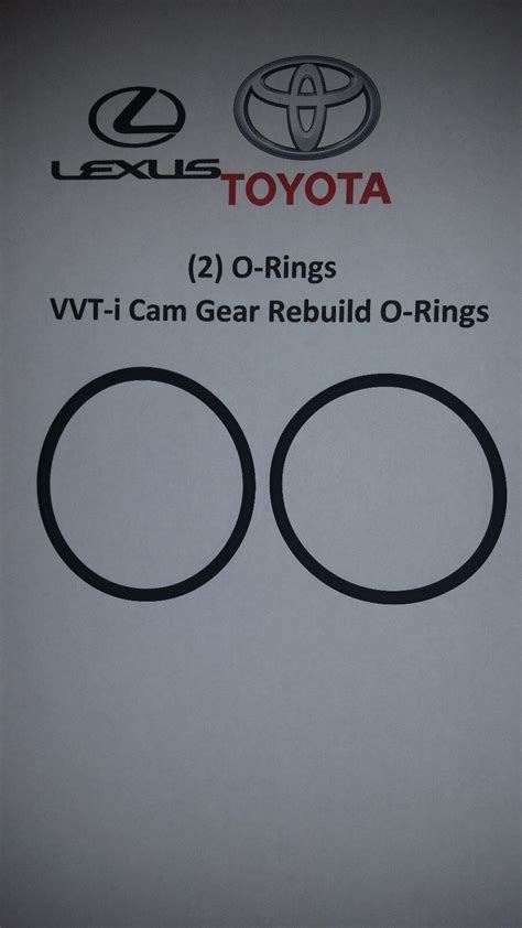 Vvt I Cam Gear Rebuild O Rings Toyota Lexus Gs Is Sc Jz