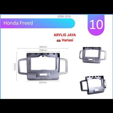 Jual Frame Head Unit Android Honda Freed Inch Bahan Tebal