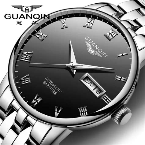 Genuine Guanqin Watch Men S Waterproof Mechanical Watch Automatic Steel