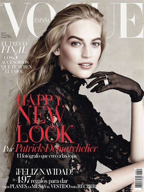 Vanessa Axente Fotografiada Por Patrick Demarchelier En La Portada De