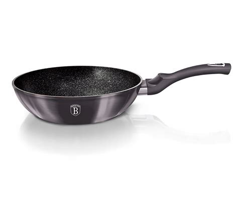 PATELNIA DO SMAŻENIA GŁĘBOKA WOK GRANITOWA 28cm INDUKCJA GAZ