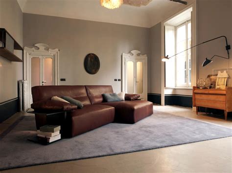 Brown leather sofa | Interior Design Ideas - Ofdesign